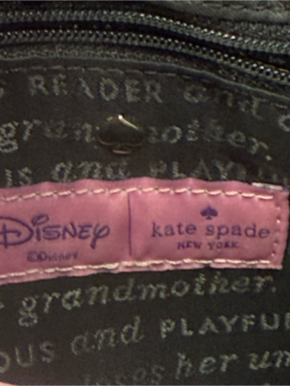 kate spade x Disney Miss Piggy Fancy Friday leather wristlet - Picture 7 of 8